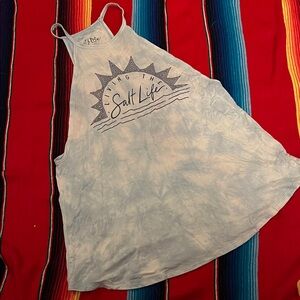 Salt Life Light Blue Sunburst Tank